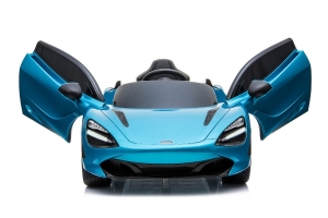 Elektro- Kinderauto McLaren 720s Blau von vorne