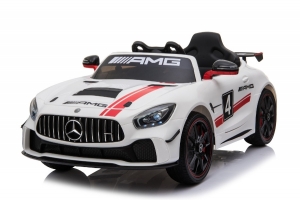 Mercedes AMG GT4 Kinderauto mit Fernsteuerung von links-vorne