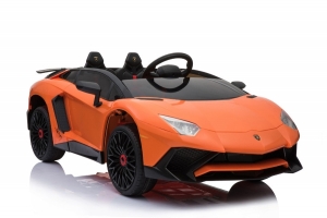 Lamborghini Aventador SV, Kinderauto orange schräg vorne