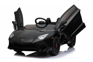 Lamborghini Aventador SV, Kinderauto schwarz schräg vorne